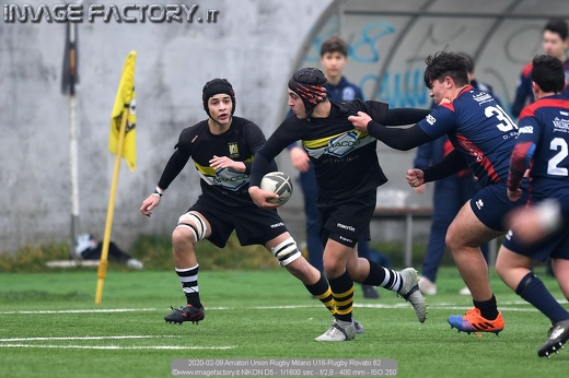 2020-02-09 Amatori Union Rugby Milano U16-Rugby Rovato 62